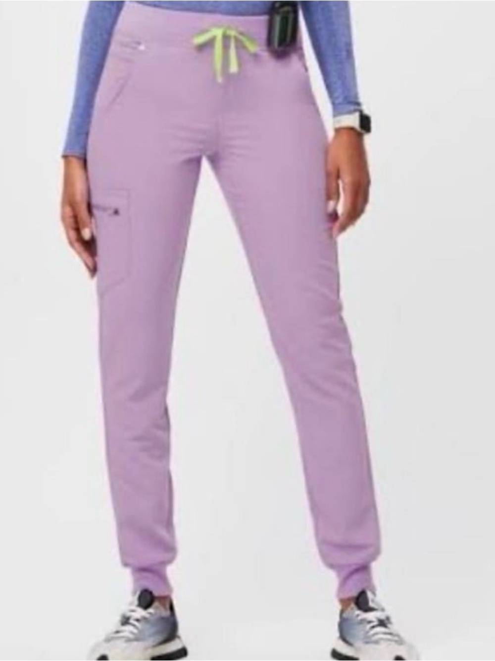 Figs Zamora high Waisted Jogger Scrub Lavender Dew XXS/P